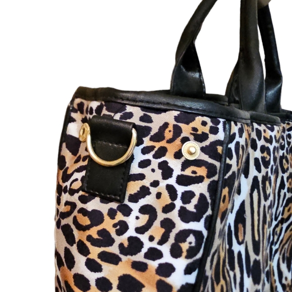 Leopard color print tote bag - Picture 3 of 6